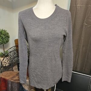 New York & Company Heather Gray Sweater